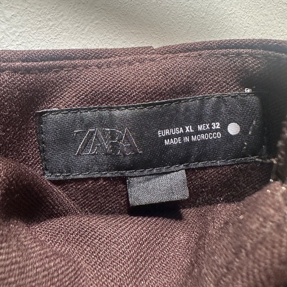 Zara Chocolate Brown Mini Skirt - XL - Picture 2 of 3
